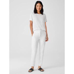 Eileen Fisher Cotton Hemp Stretch Tapered Pants Womens Size 2 Minimalist Capsule